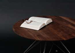 кофейный столик, дания, Overgaard & Dyrman, сталь, дерево