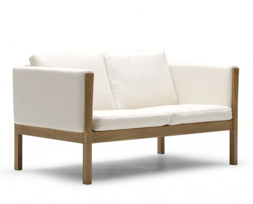 диван, прямой диван, дания, Carl Hansen & Søn, кожа, текстиль