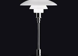светильник, дания, Louis Poulsen, опаловое стекло, хромированная латунь