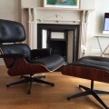 Кресло Eames Lounge and Ottoman, кресло, мебель, дизайн интерьера