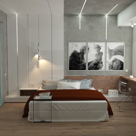 Дизайн интерьера спальни.