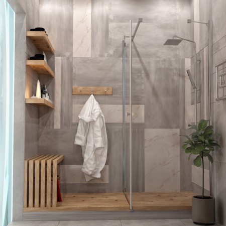 Дизайн интерьера ванной комнаты.