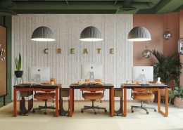 Дизайн офиса в природных оттенках