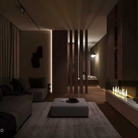 Дизайн интерьера гостиной в стиле минимализм