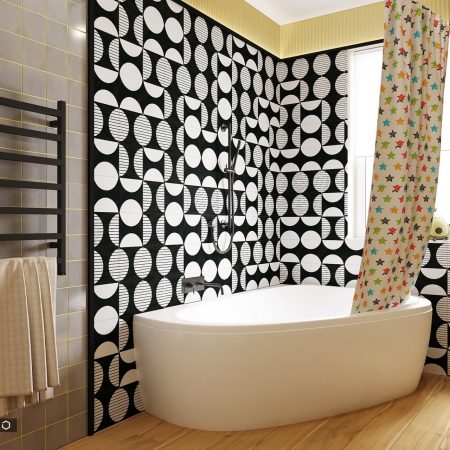Дизайн интерьера детской ванной современный интерьер