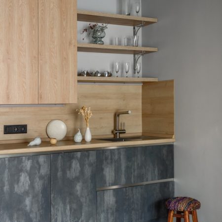 Дизайн интерьера кухни-гостиной в стиле лофт