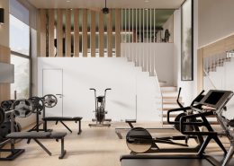 Тренажерный зал. Ламели. Гостевой дом.